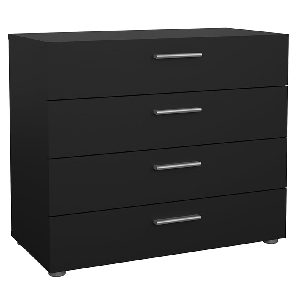 Florence 4 Drawer Black Chest of Drawers Image 2