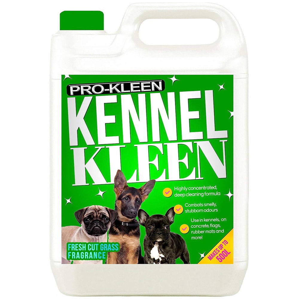 Pro-Kleen Fresh Cut Grass Fragrance Kennel Kleen Cleaner 5L Image 1