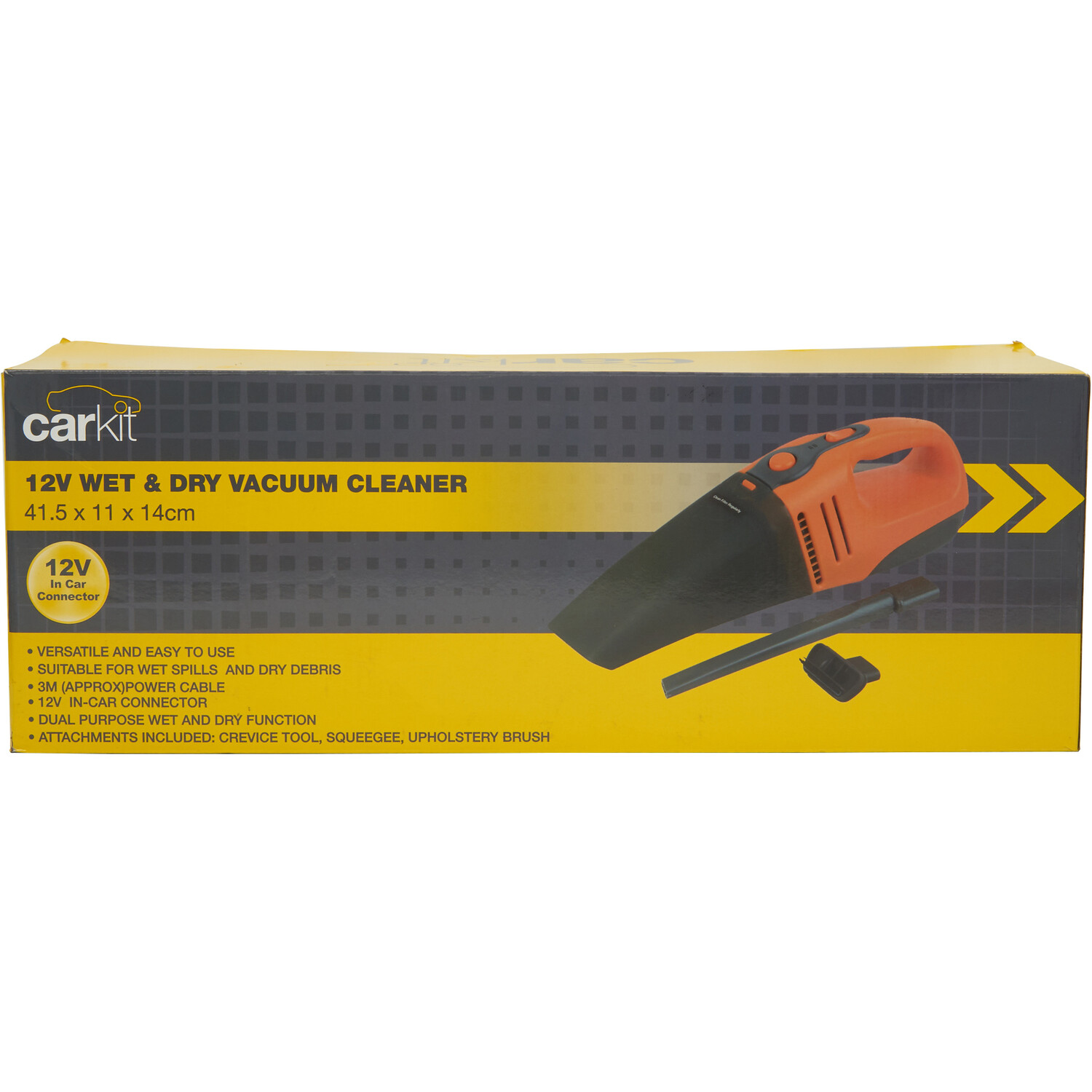 Carkit 12V Wet and Dry Car Vacuum Cleaner Image 1