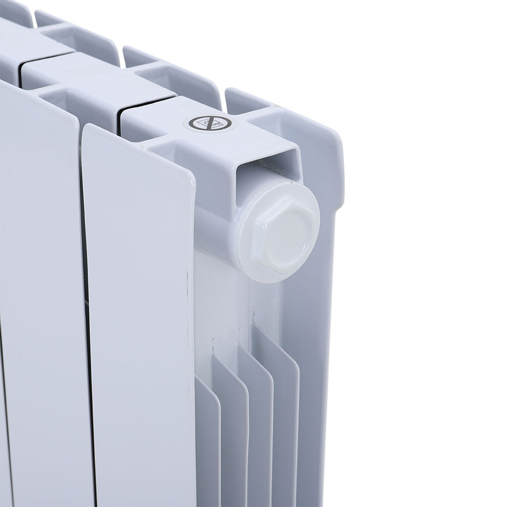 Living and Home White Electric Oil Filled Radiator Space Heater 1800W Image 7