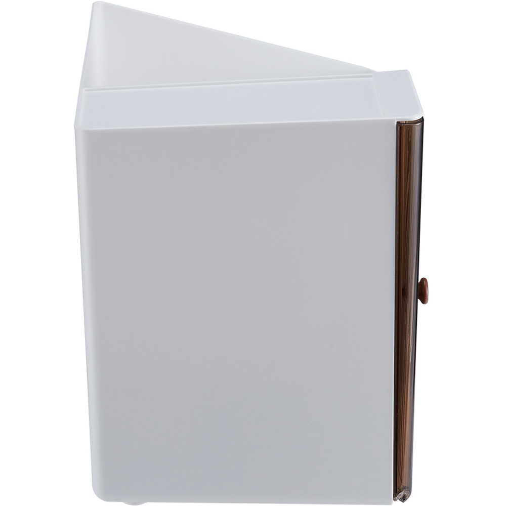 Living and Home 2 Drawer Large White Makeup Organiser Image 4