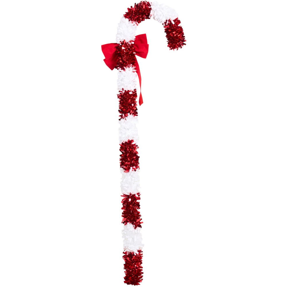 Candy Cane Bow Decoration Image 4