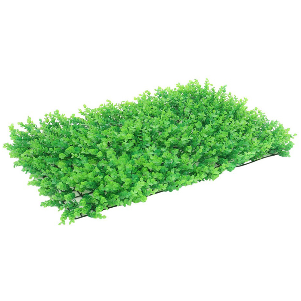 Living and Home 6 Piece Decorative Artificial Grass Hedge Panel Image 1