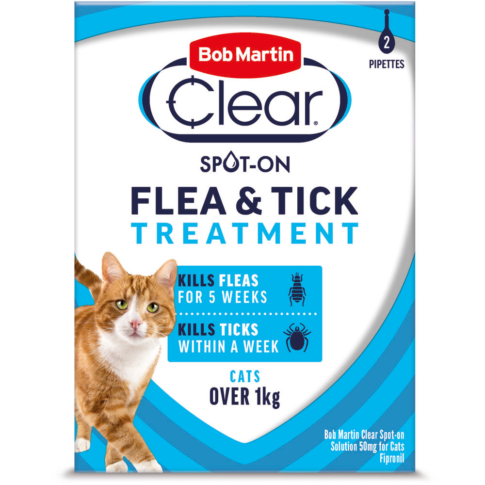 Bob Martin 2 pack Spot On Flea Clear Treatment Image 1