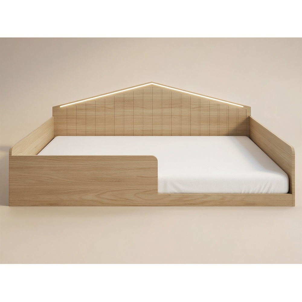 Flair Wilbur Small Double Natural Montessori Bed Image 3