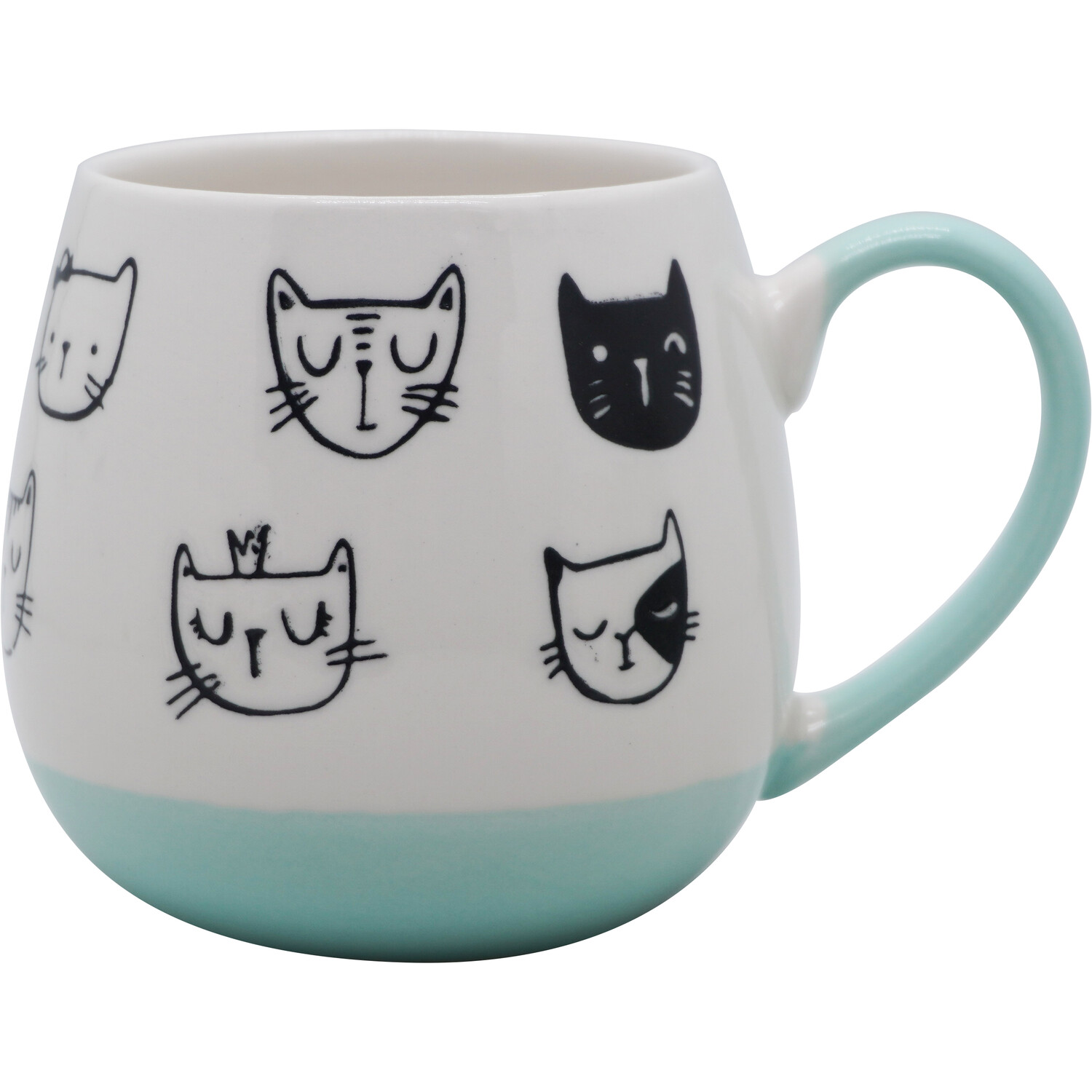 Cat Design Mug - Blue Image