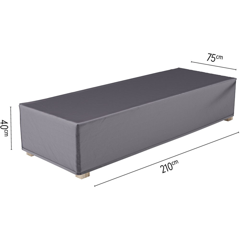 Platinum AeroCover Waterproof Outdoor Loungebed Cover 40 x 75 x 210cm Image 6