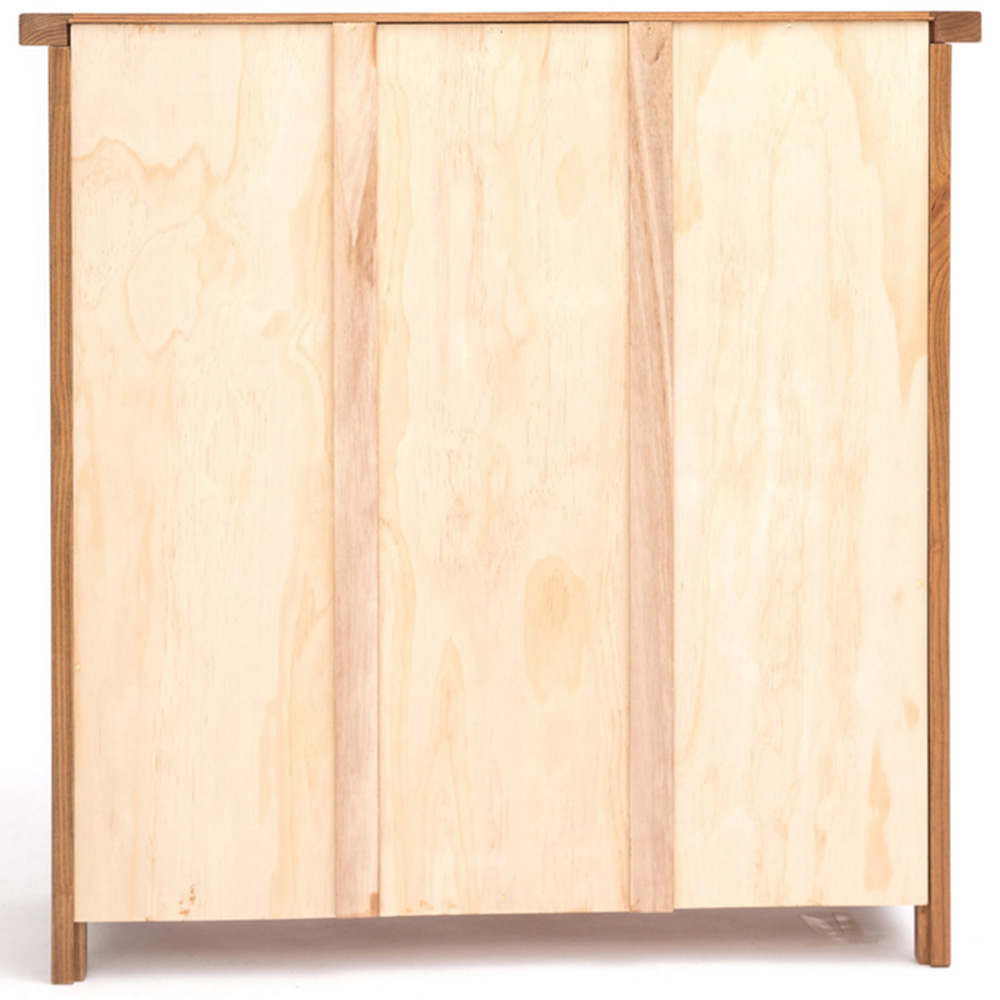 Salerno 3 Shelf Light Wood Bookcase Image 5