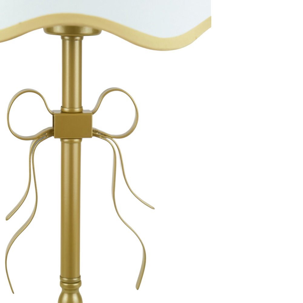 Gold Bow Table Lamp Image 4