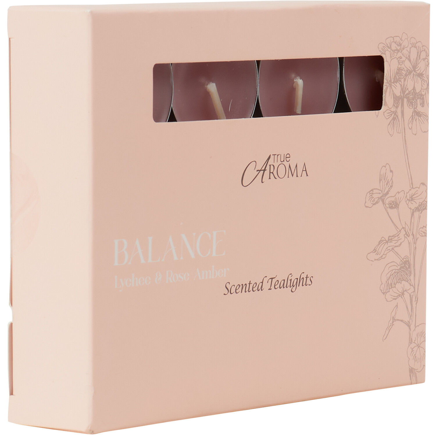 Pack of 24 Balance Tealights - Pink Image 3