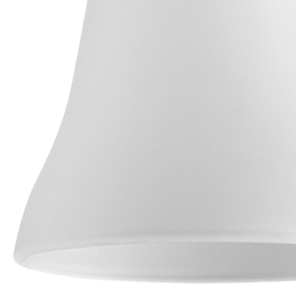 ValueLights Olympus White Frosted Glass Bell Lamp Shade 3 Pack Image 3