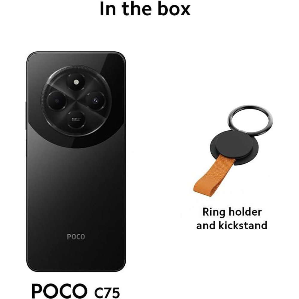 Xiaomi POCO C75 8GB 256GB 6.88 inch 120Hz Dual SIM Android Smartphone Black Image 7