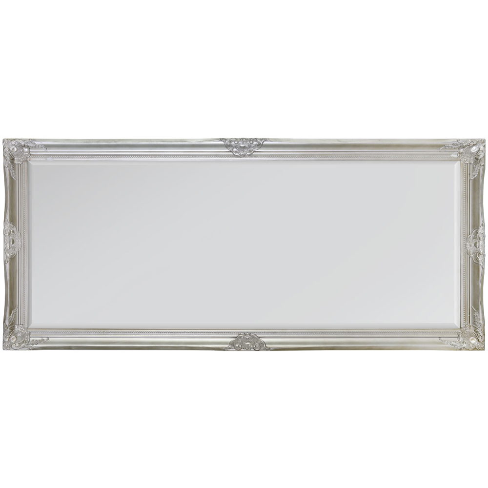 Kingsbury Detailed Silver Dress Mirror 165 x 76cm Image 3