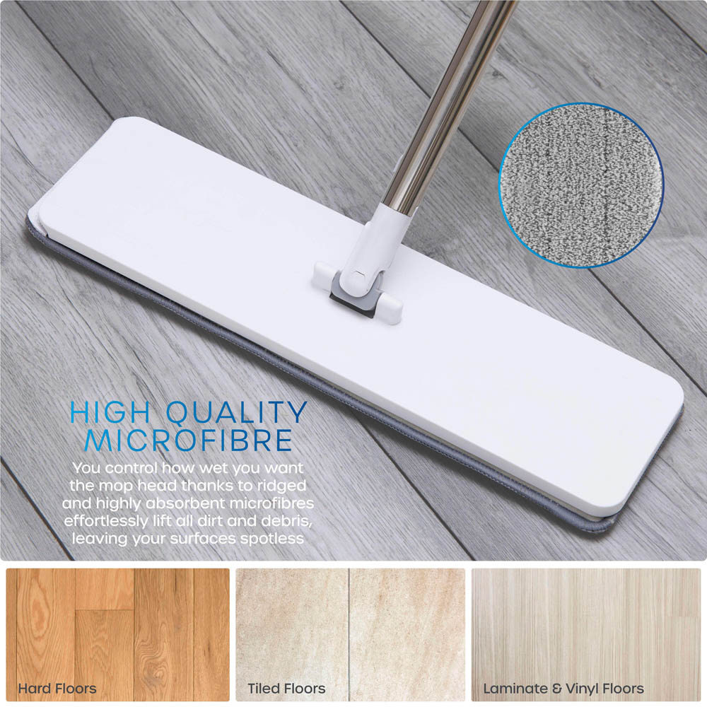 Swan Elevate Flat Mop and Bucket Set Image 6
