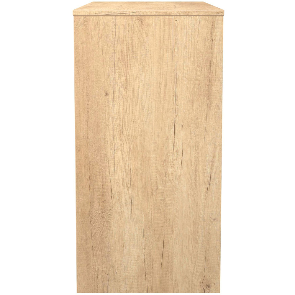 Crowndale Hong Kong 4 Drawer Nebraska Oak Vanity Dressing Table Ready Assembled Image 6