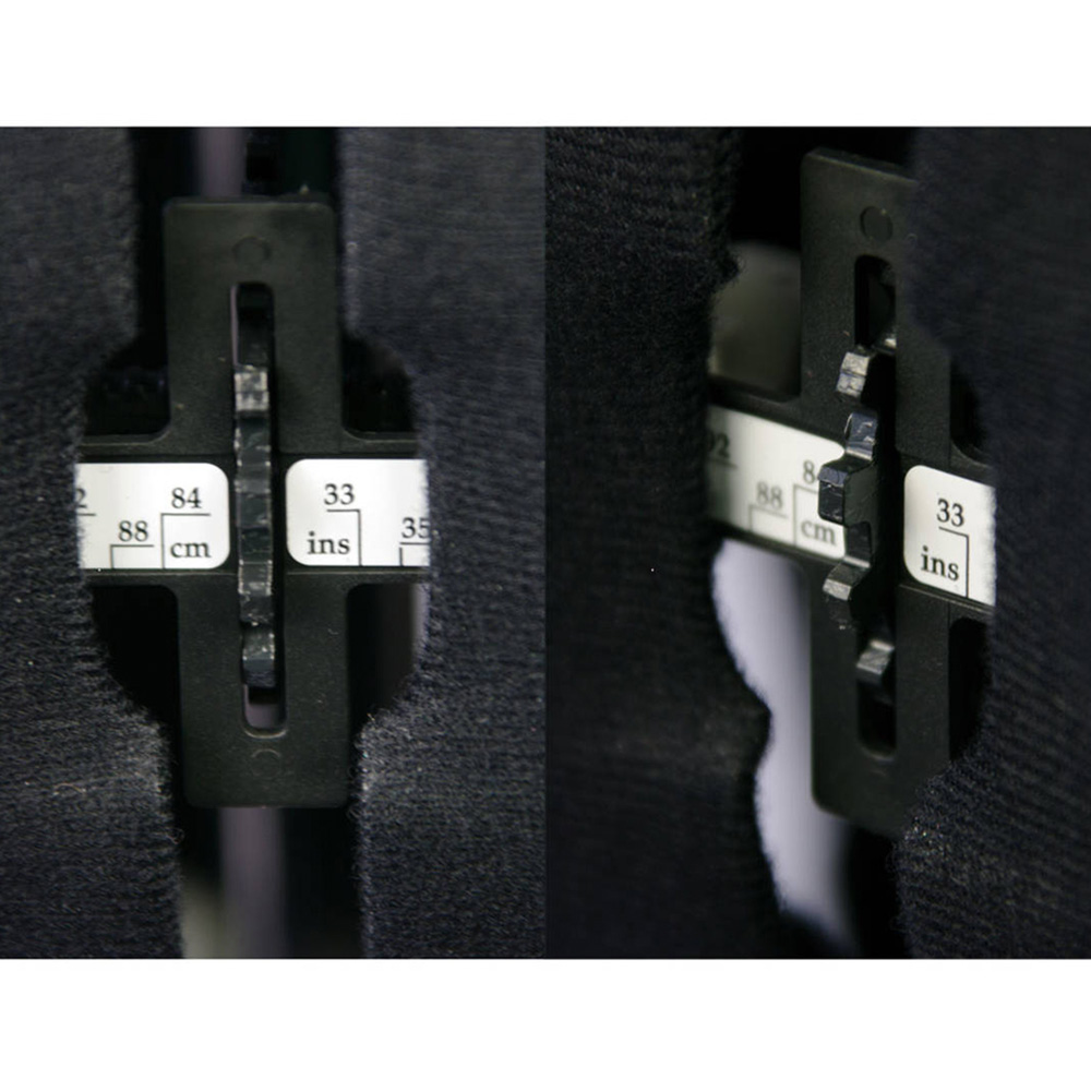 Sewing Online 023817-Black Black Adjustable 8-Part Dressmakers Dummy with Hem Marker Medium Image 6