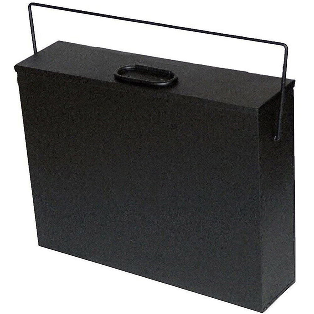 Inglenook Fireside Galvanised Steel Ash Box Image 3