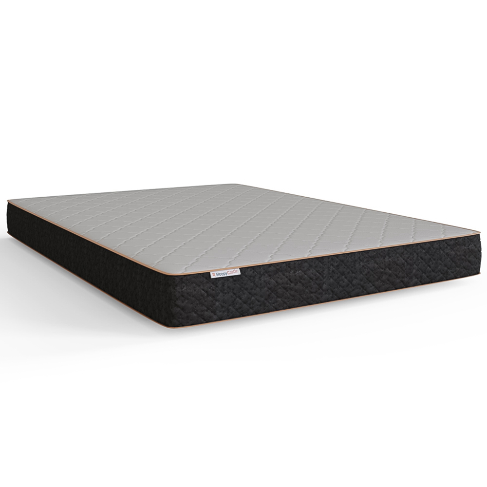 GFW Small Double Grey Faux Leather End Lift Ottoman Bed with Memory Pocket Spring Mattress Image 2