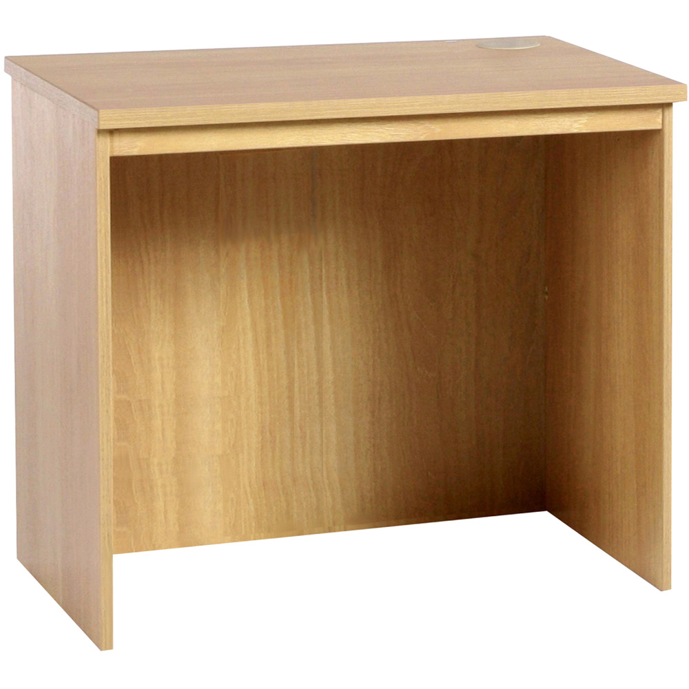 R White Cabinets Home Office Desk Brown Image 2