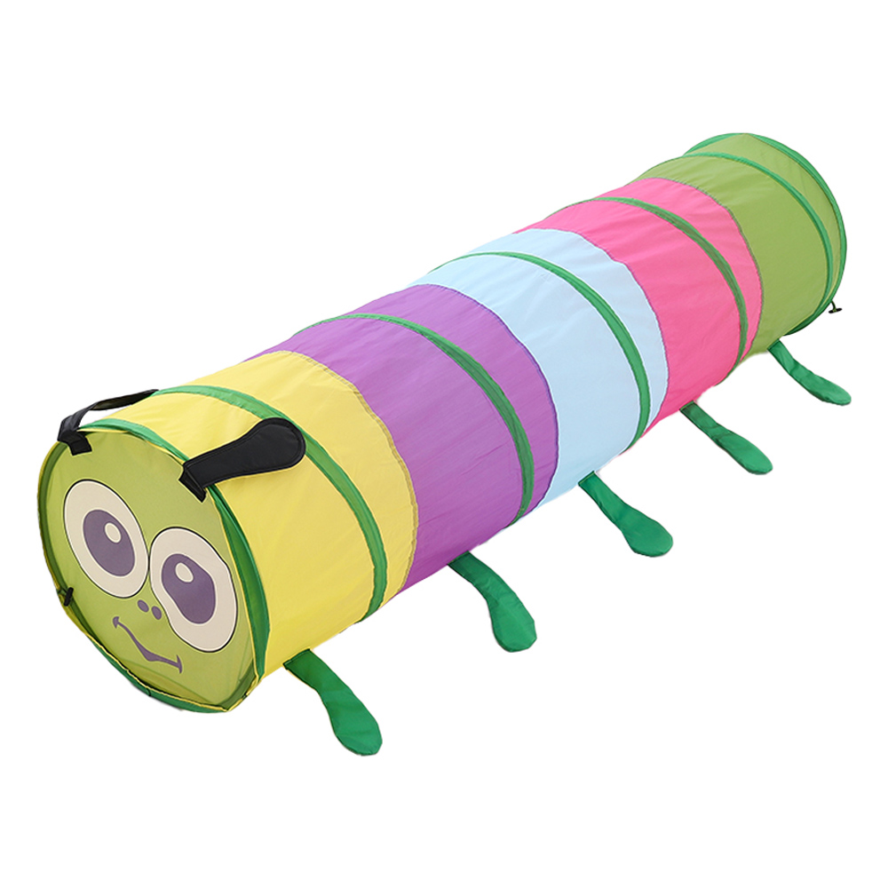 Living and Home Foldable Caterpillar Crawl Play Pop up Tunnel 6ft Image 1