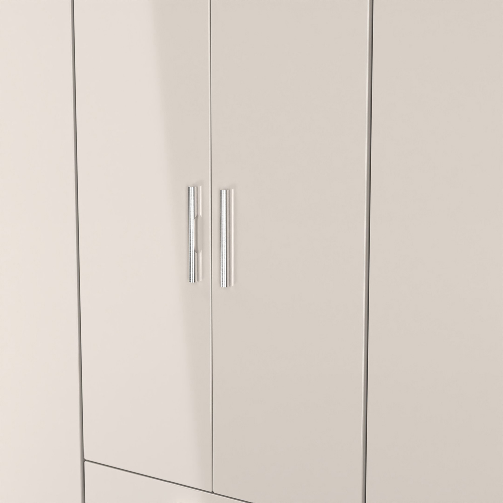Crowndale Knightsbridge 6 Door 2 Drawer Kashmir Gloss Tall Wardrobe Ready Assembled Image 9