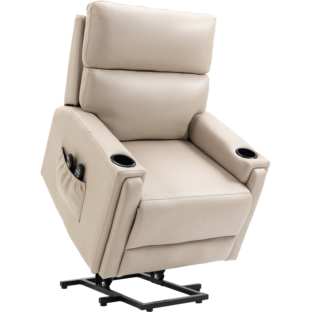 Portland Beige Electric Recliner Massage Chair Image 2