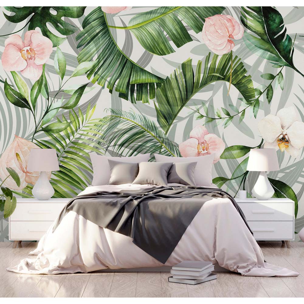 Arthouse Bright Tropic Green Wall Mural Image 3