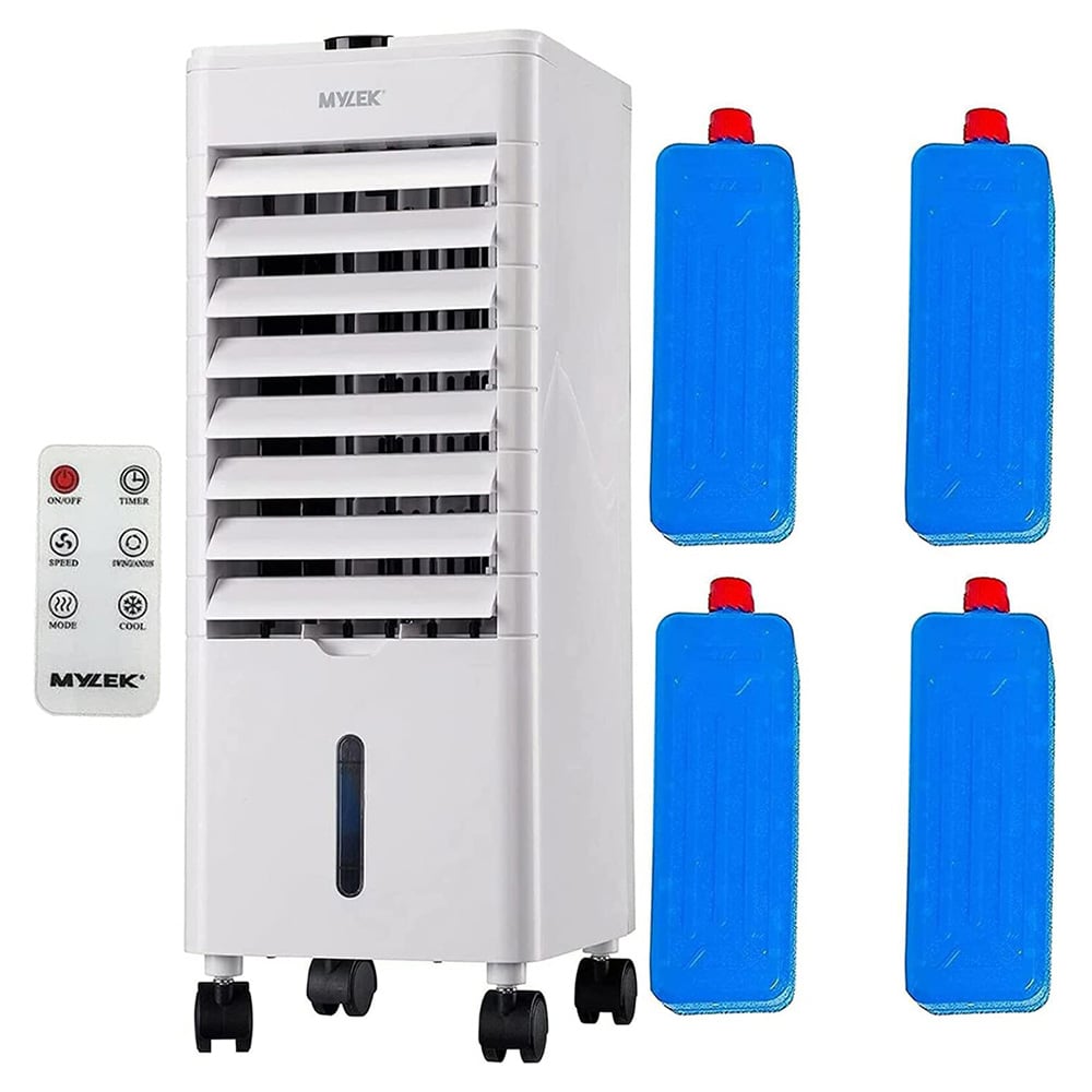 MYLEK White MY100AR Remote Control Air Cooler 4L Image 8