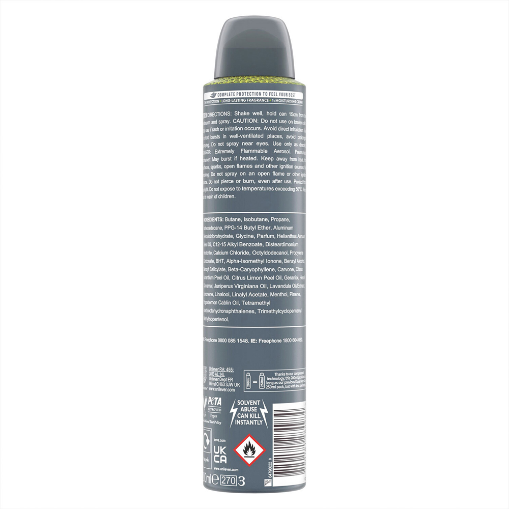 Dove Men+Care Advanced Sport Fresh Anti-Perspirant 200ml 6 Pack Image 4