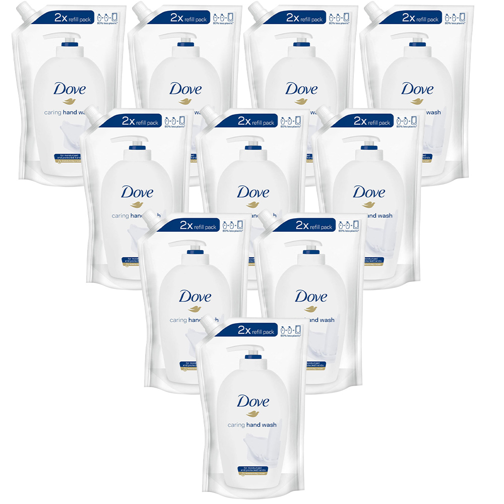 Dove Original Moisturising Hand Wash Refill Case of 10 x 500ml Wilko