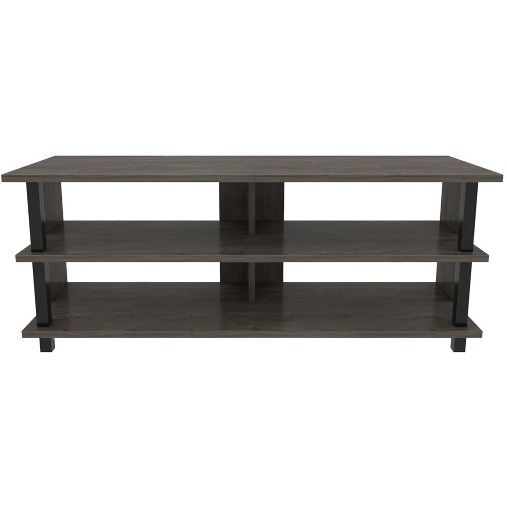 Decorotika Pueblo 4 Shelf Black Wenge TV Stand for 55 inch TV Image 3