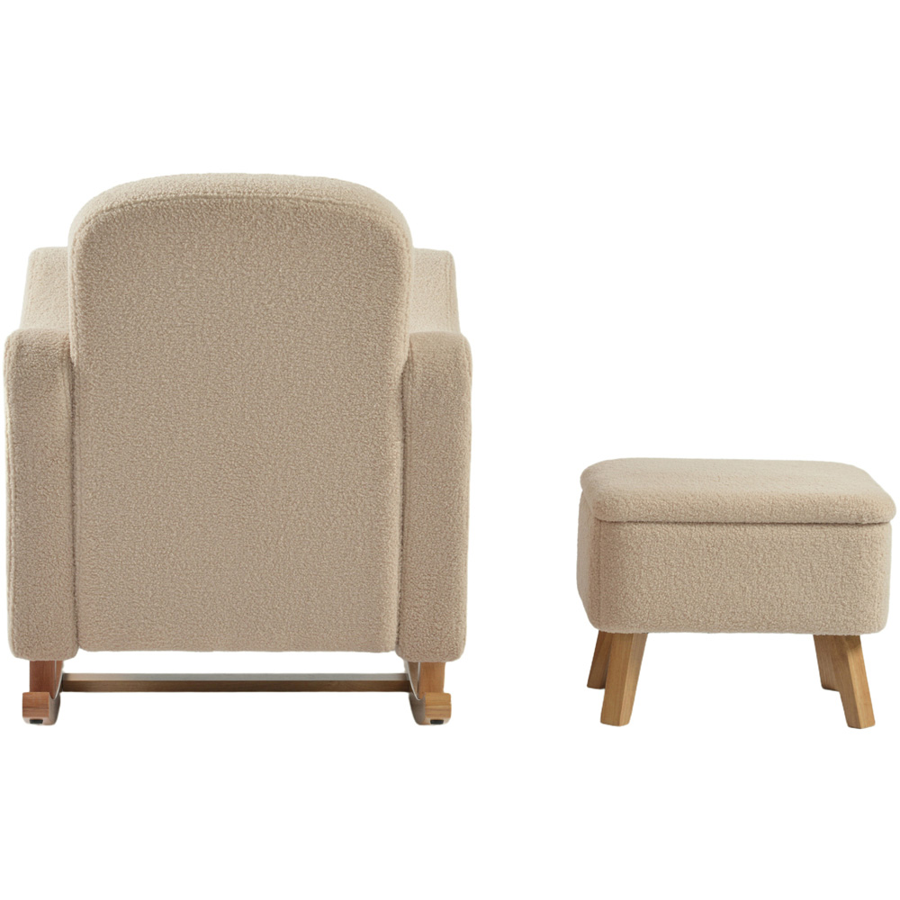 Bebe & Beyond Soother Oat Ted Nursing Chair and Stool Image 5