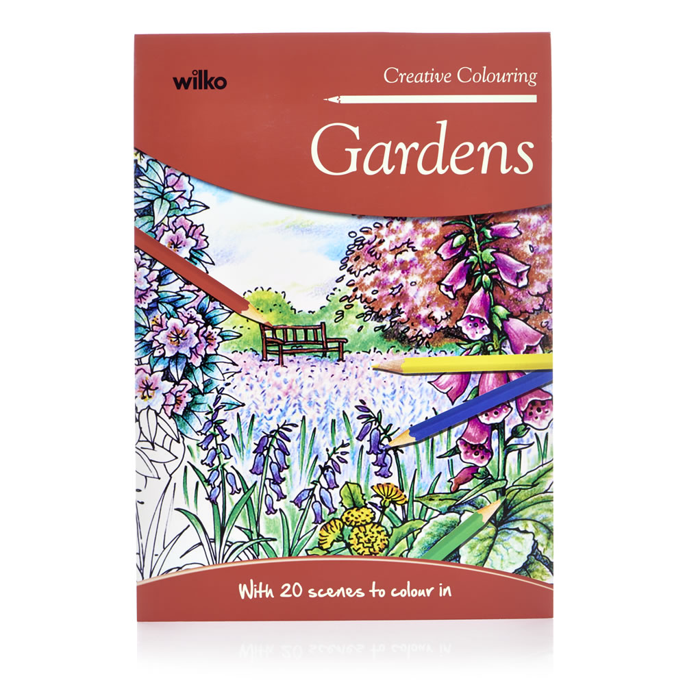 Wilko Creative Colouring Gardens 20 Scenes Image 1