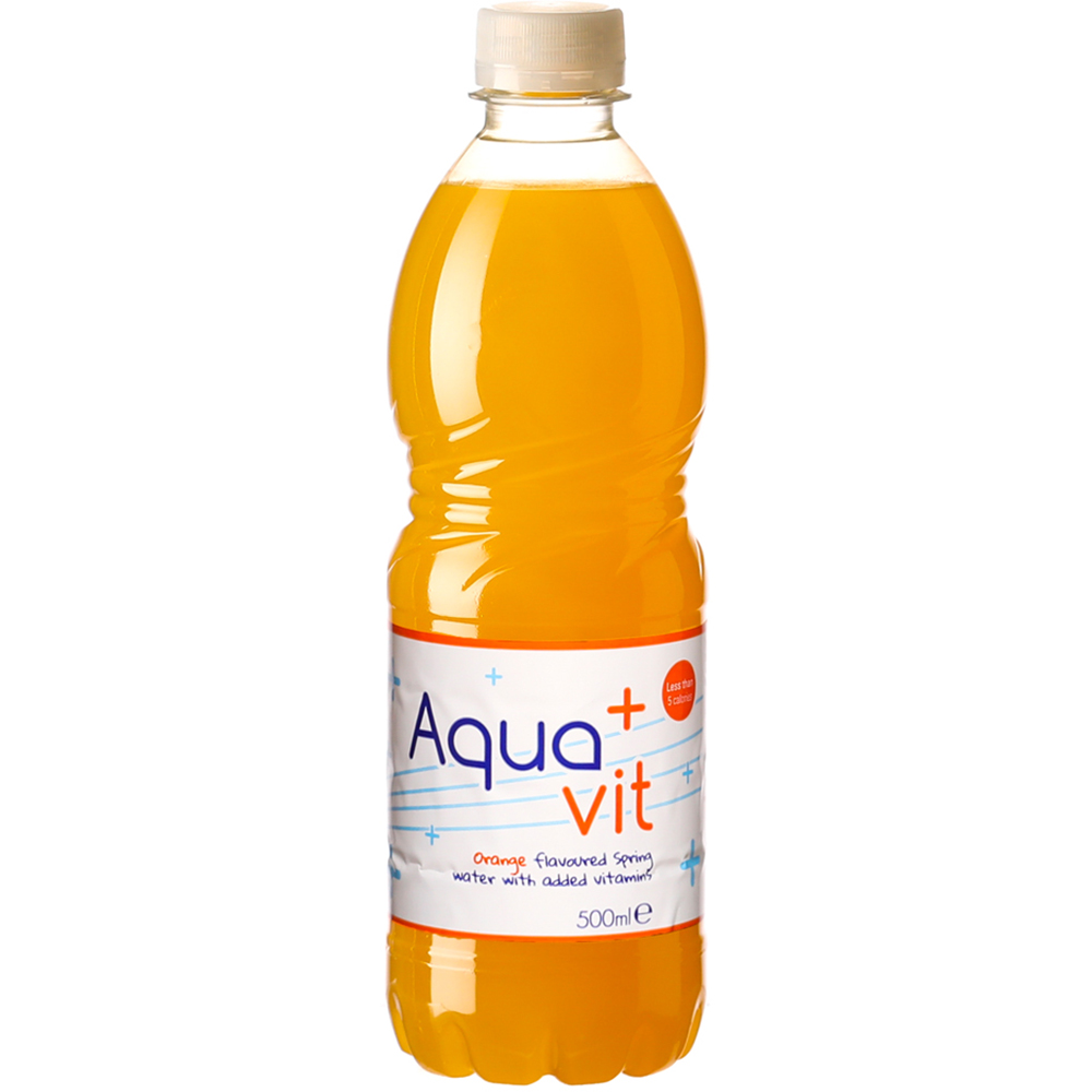 Aquavit Orange Vitamin Still Spring Water 500ml Image