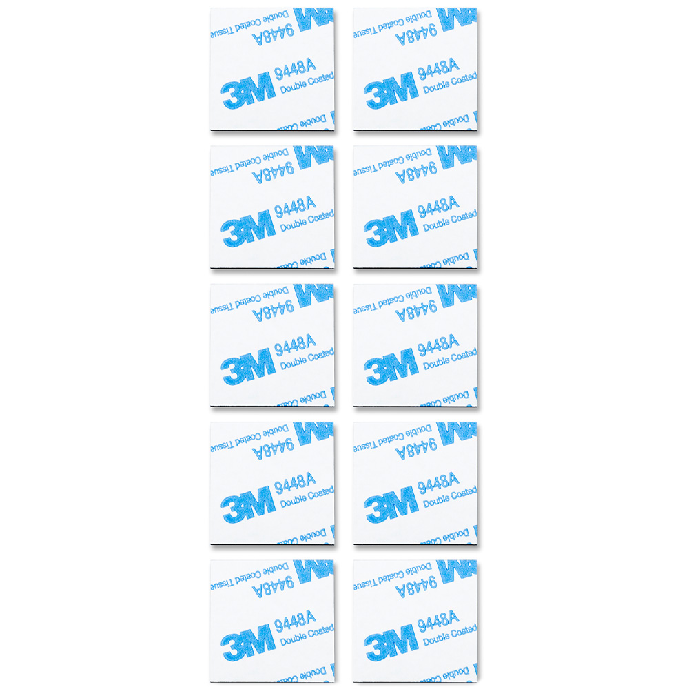 St Helens Grey Double-Sided Square Adhesive Mounting Pads 3cm 10 Pack Image 1