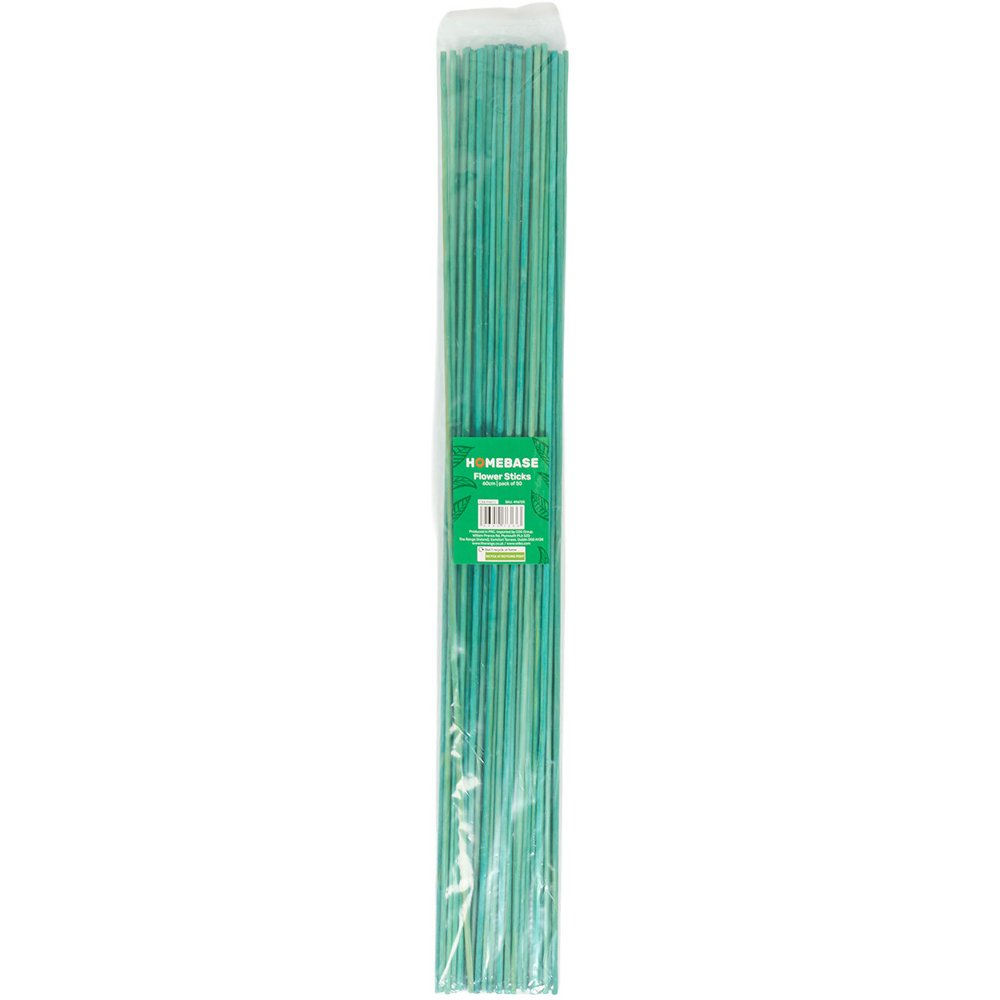 Bamboo Flower Sticks Pack Green Image 3