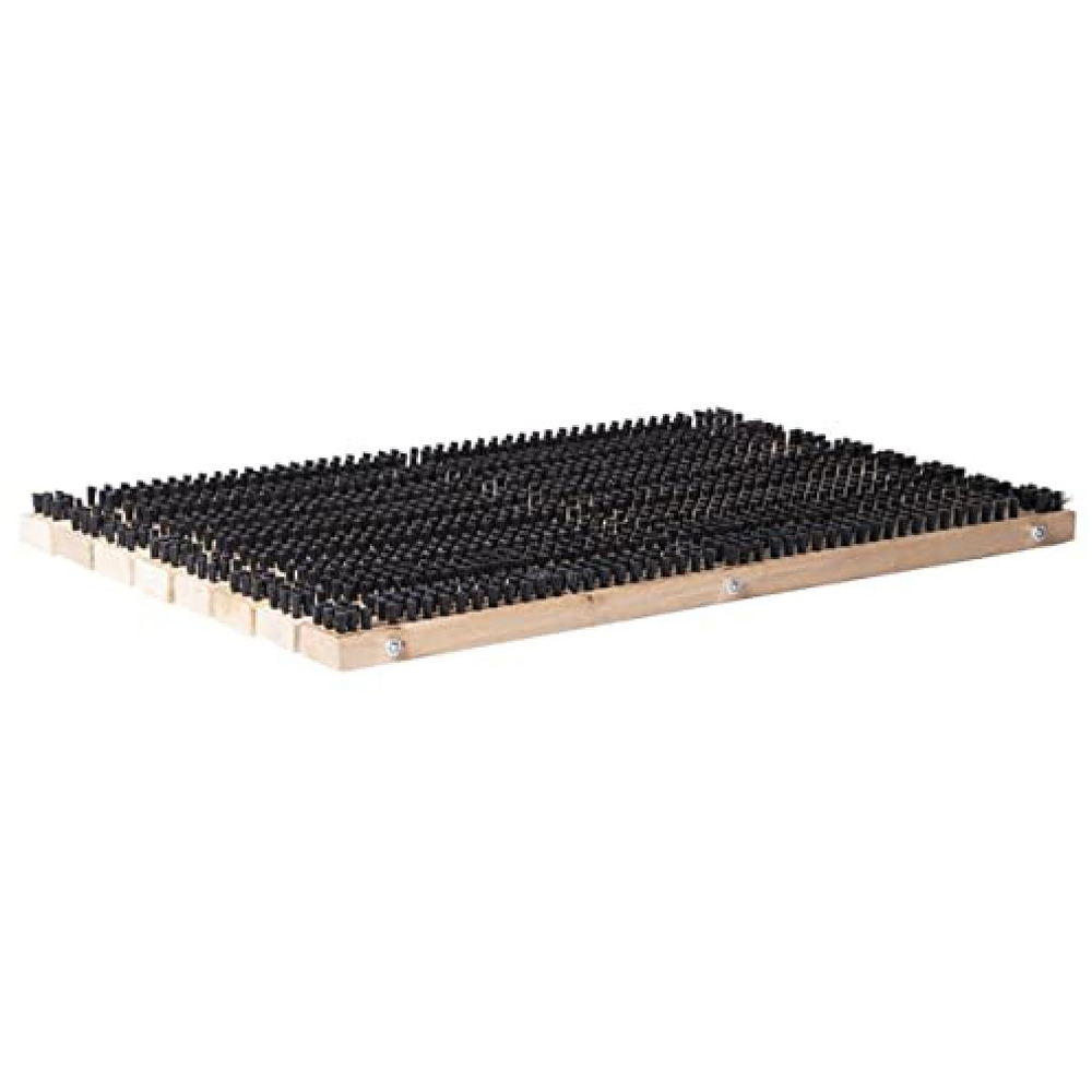 Fallen Fruits Wooden Base Doormat with Nylon Bristles Image 2