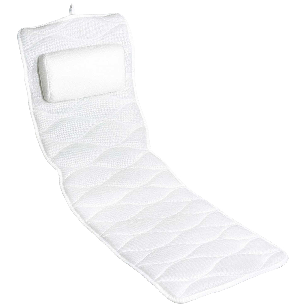 Avilo White Body Bath Pillow 118cm Image 1