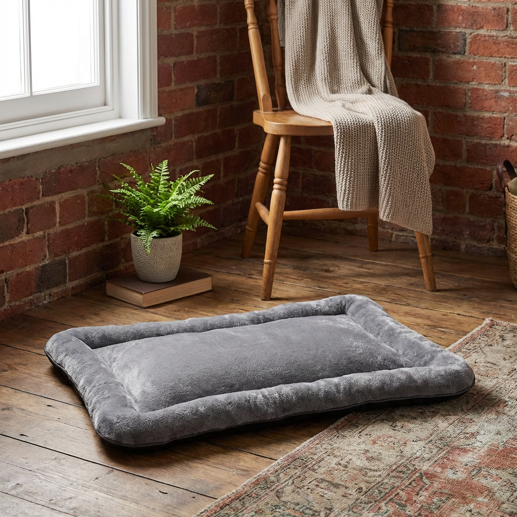 Medium Memory Foam Crate Mat - Grey Image 7