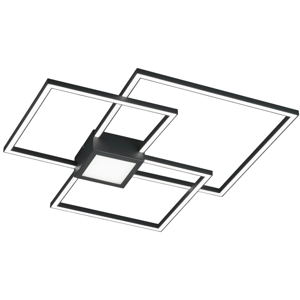 TRIO Hydra Anthracite Integrated LED Ceiling Light Image 1