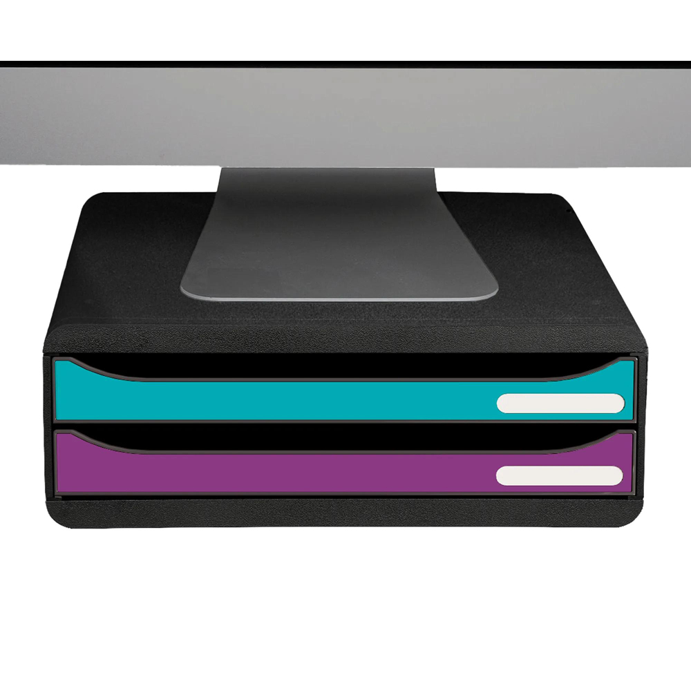 Exacompta Titane 2 Drawer Multicolour Toolbox Filing Module Image 7