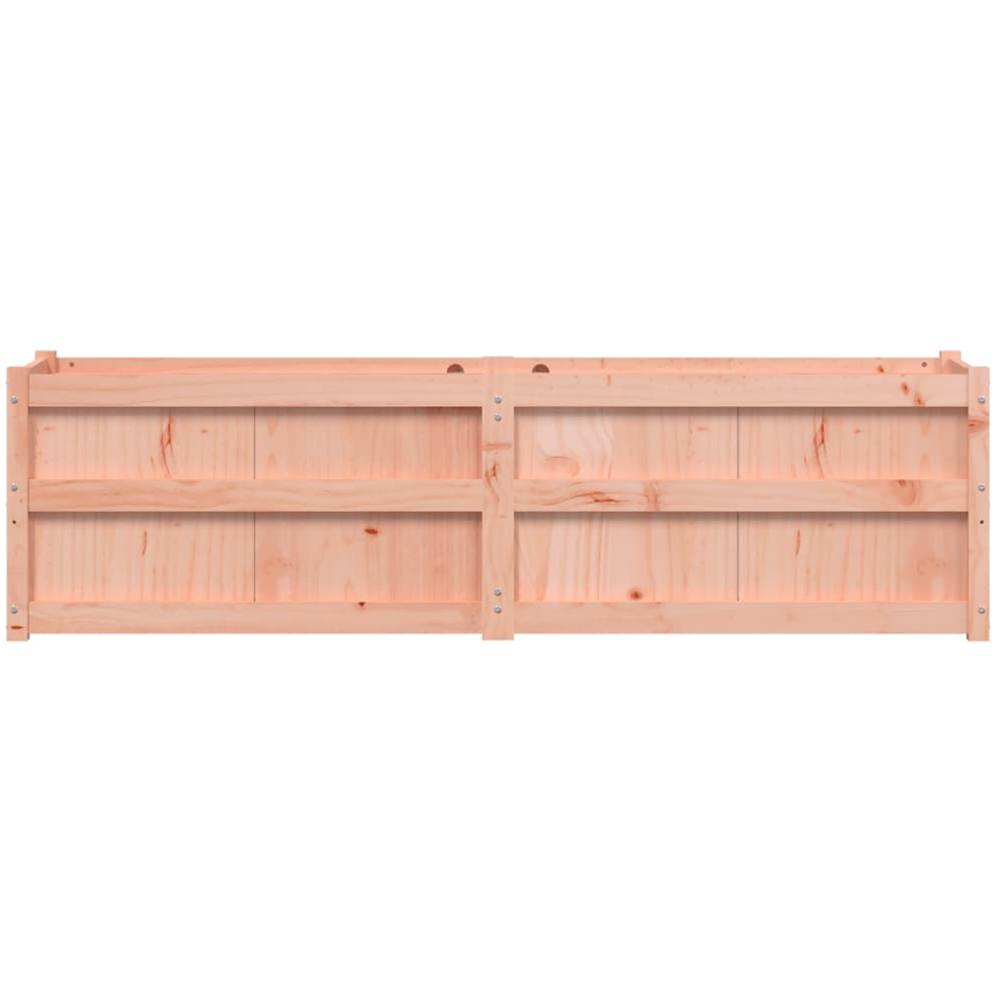 vidaXL Natural Solid Douglas Wood Garden Planter 180 x 50 x 50cm Image 4