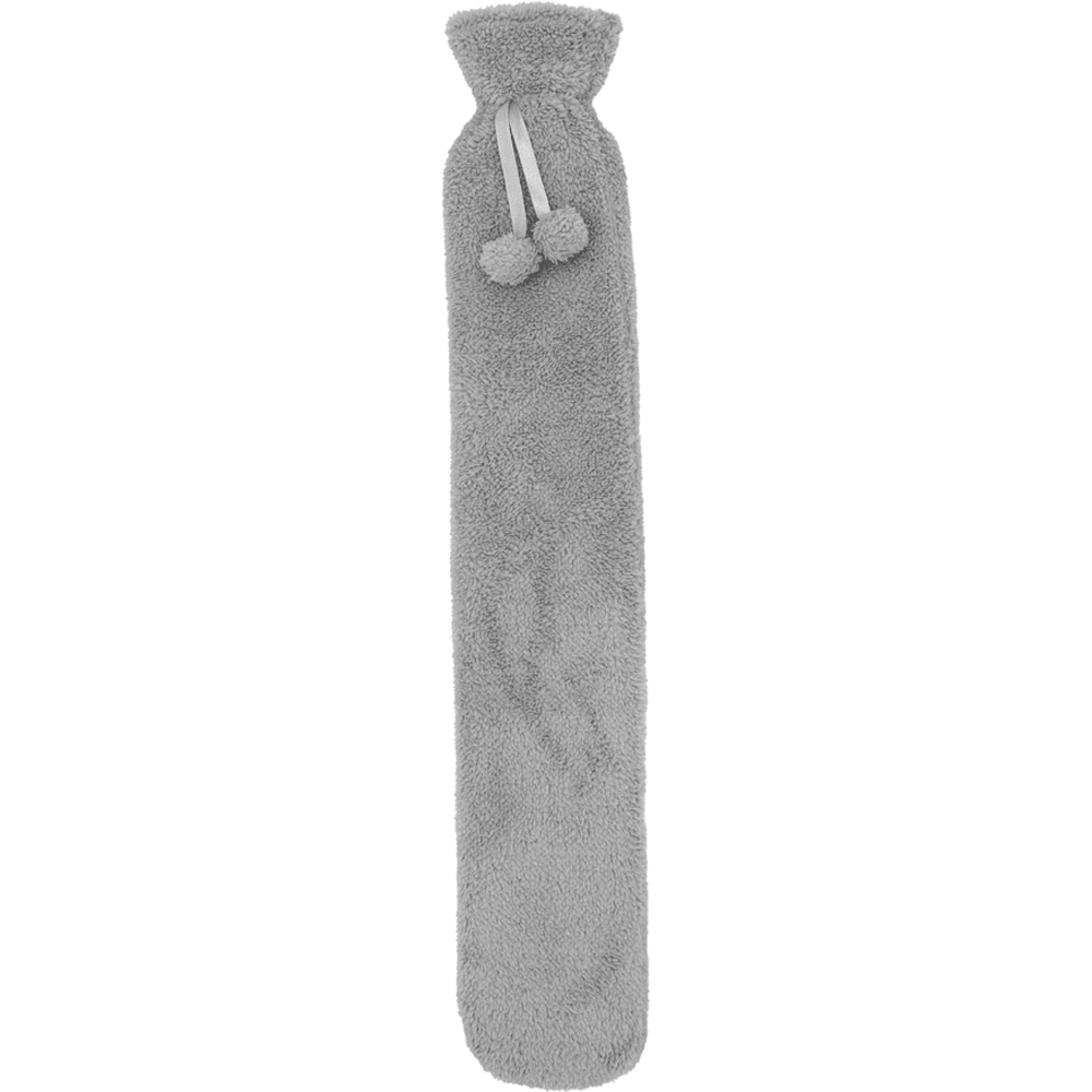 Velosso Silver Teddy Hot Water Bottle Image 1