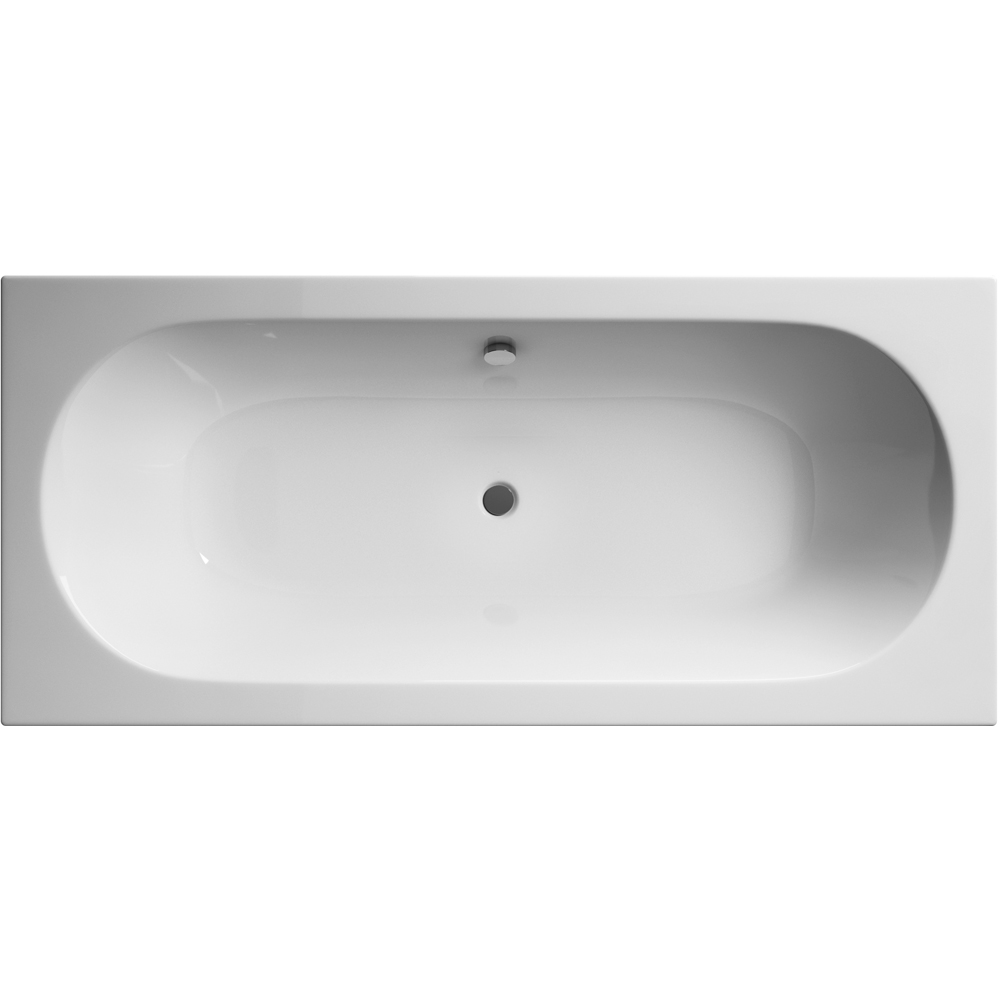 nuie Eternalite Round Double Ended Bath and Leg Set 1700 x 750mm Image 1