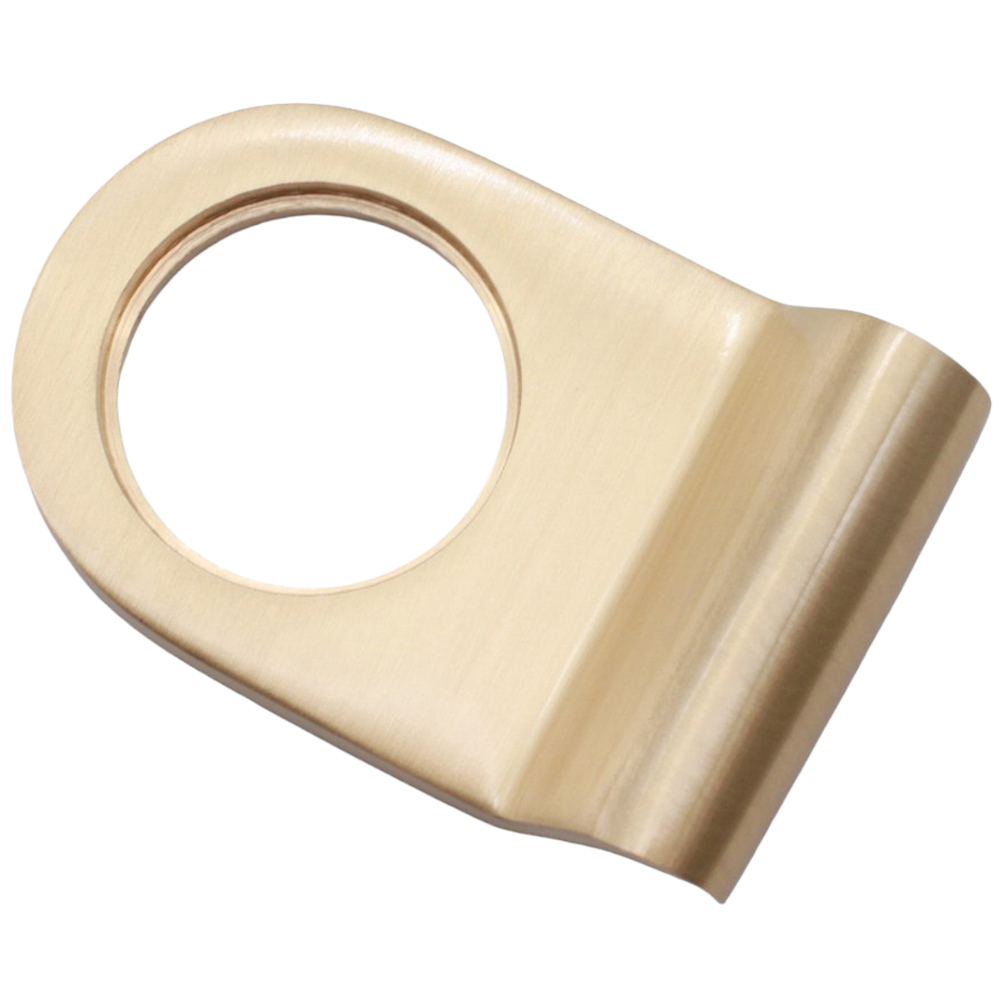 Spira Brass Satin Brass Victorian Cylinder Pull Image 1