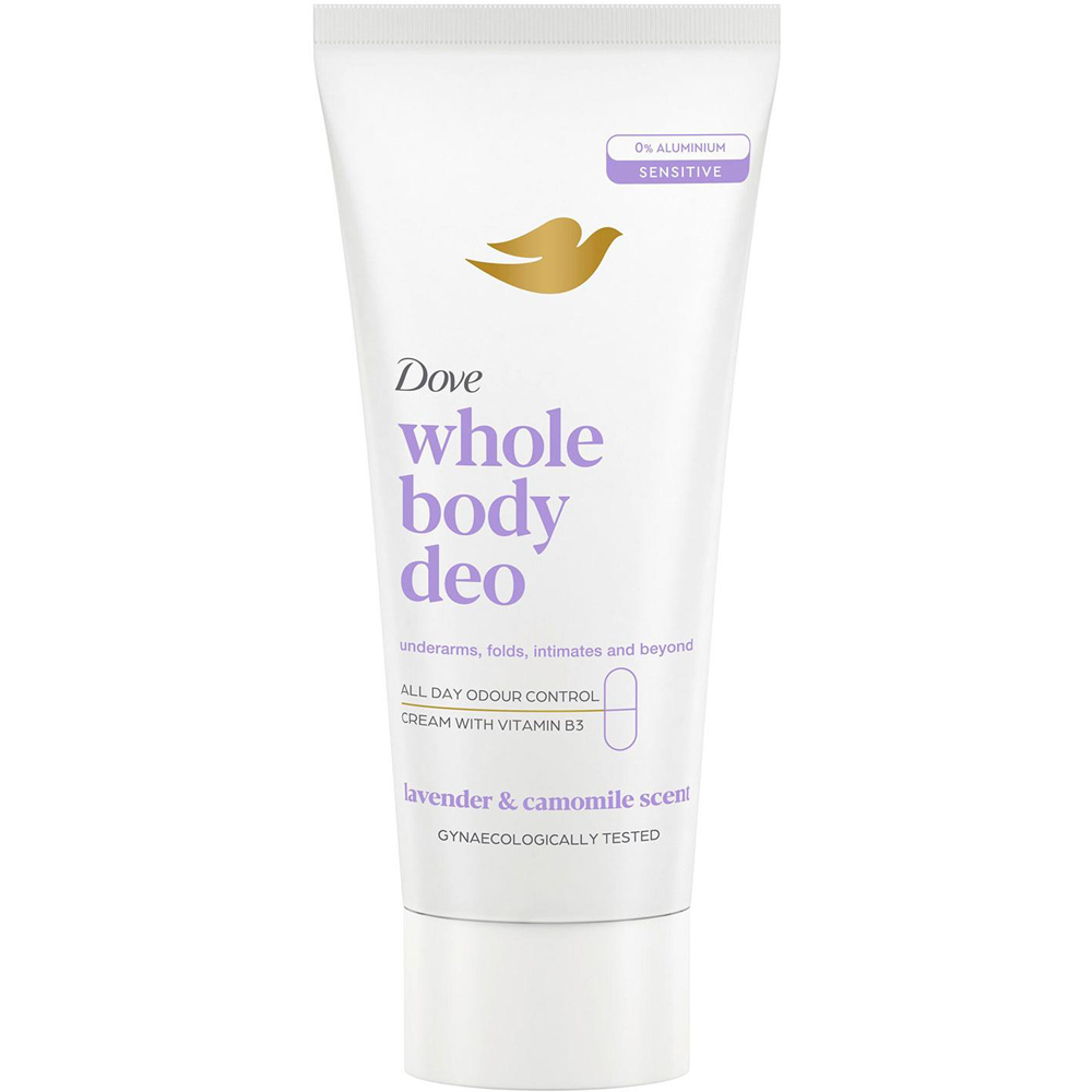 Dove Whole Body Lavender and Camomile Odour Protection Deodorant Cream 75ml 6 Pack Image 2