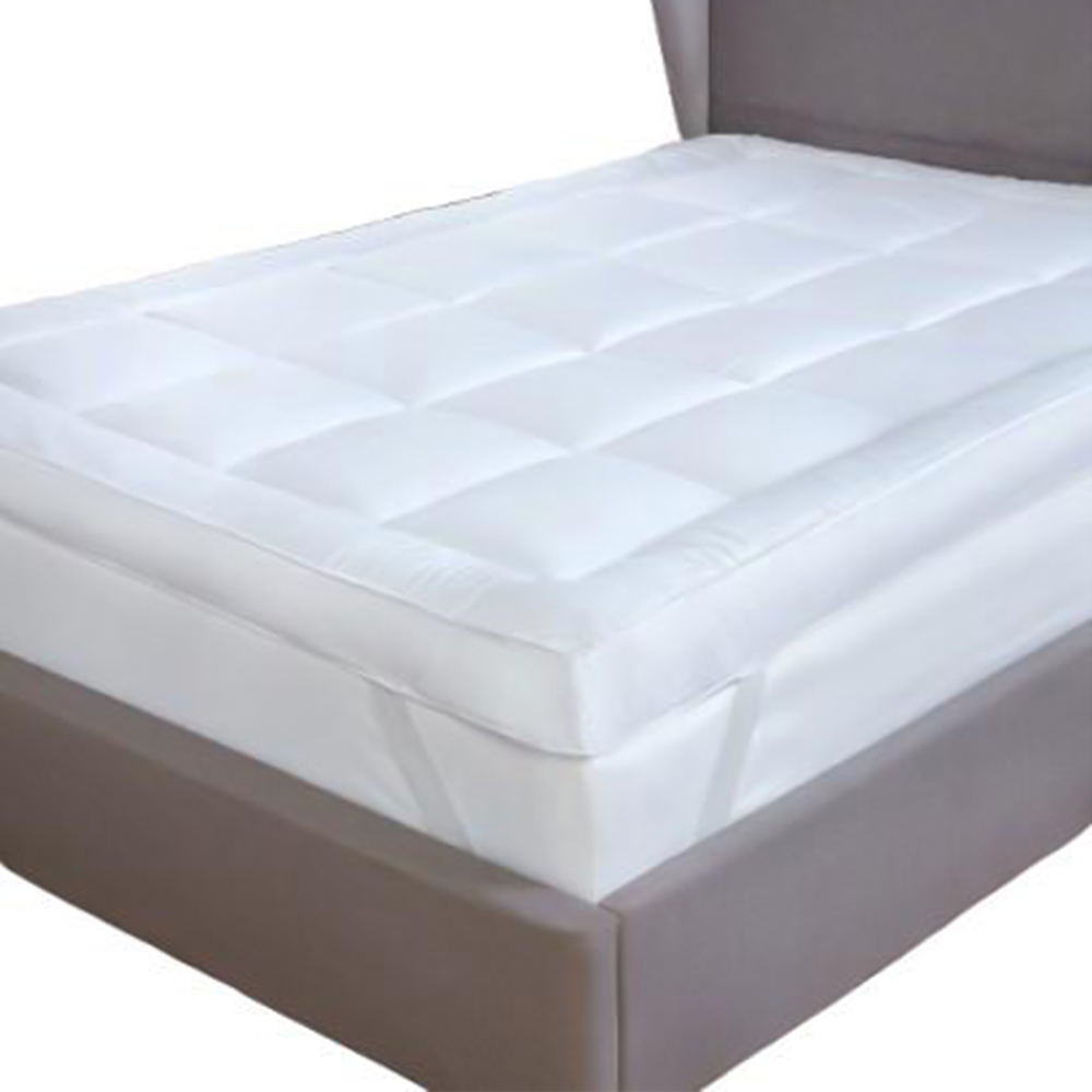 Serene Rapport Home Double Microfibre Super Soft Mattress Topper Image 1