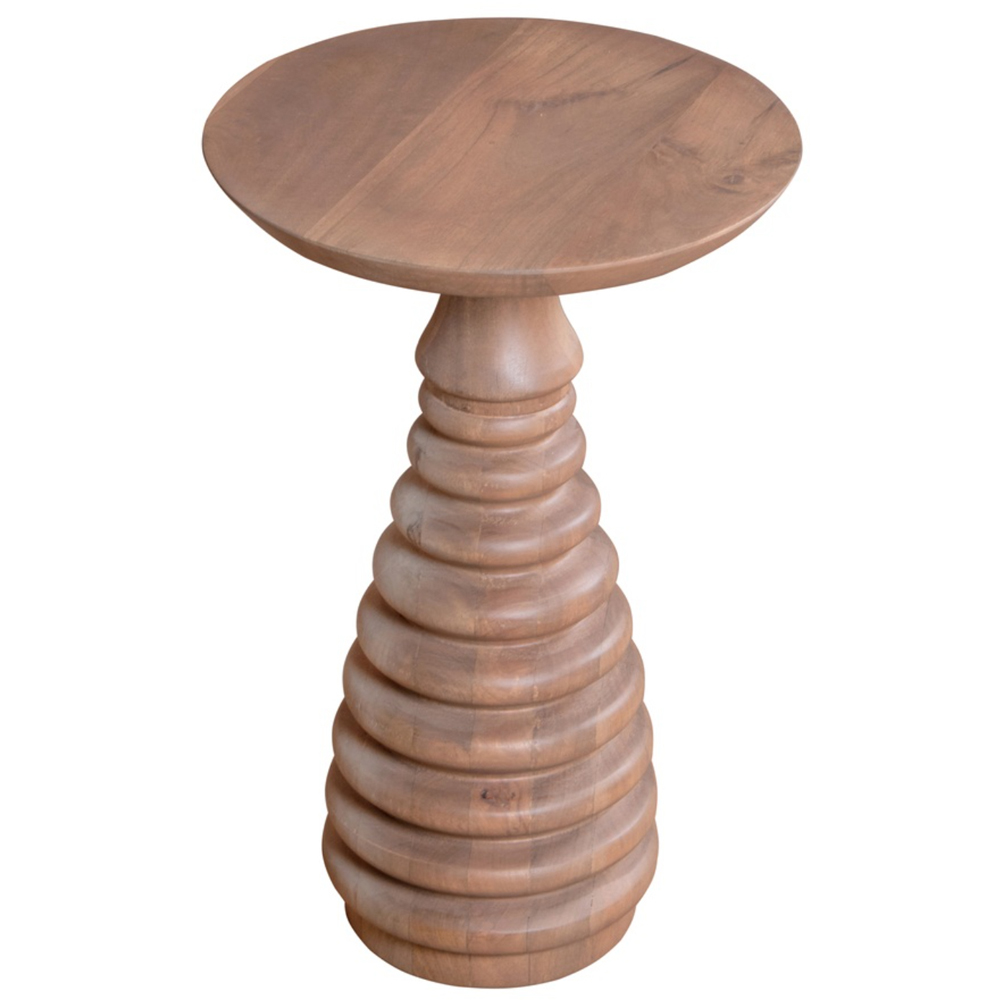 Brooklyn Valencia Cane and Mango Wood Side Table Image 3