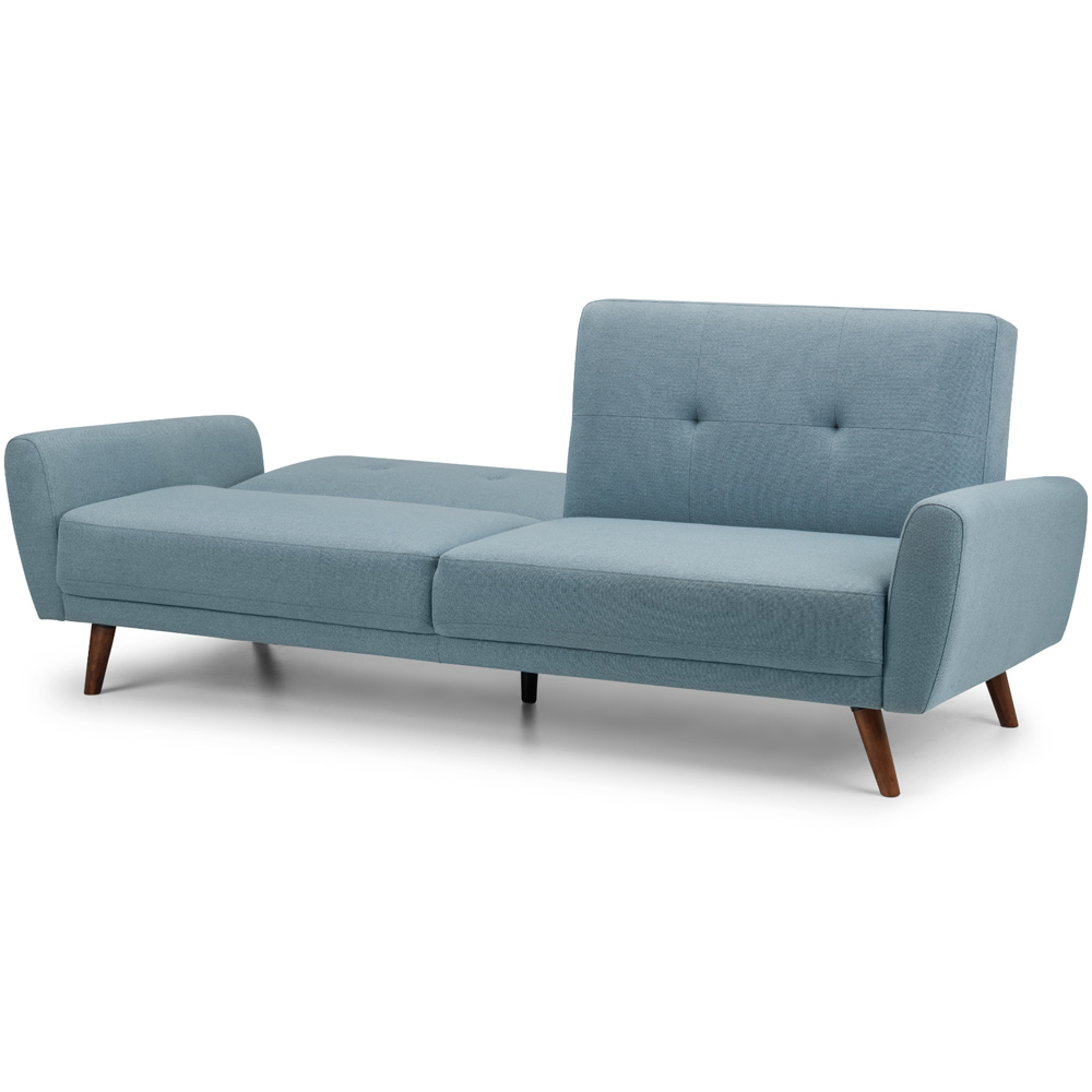 Julian Bowen Monza 2 Seater Blue Sofa Bed Image 4
