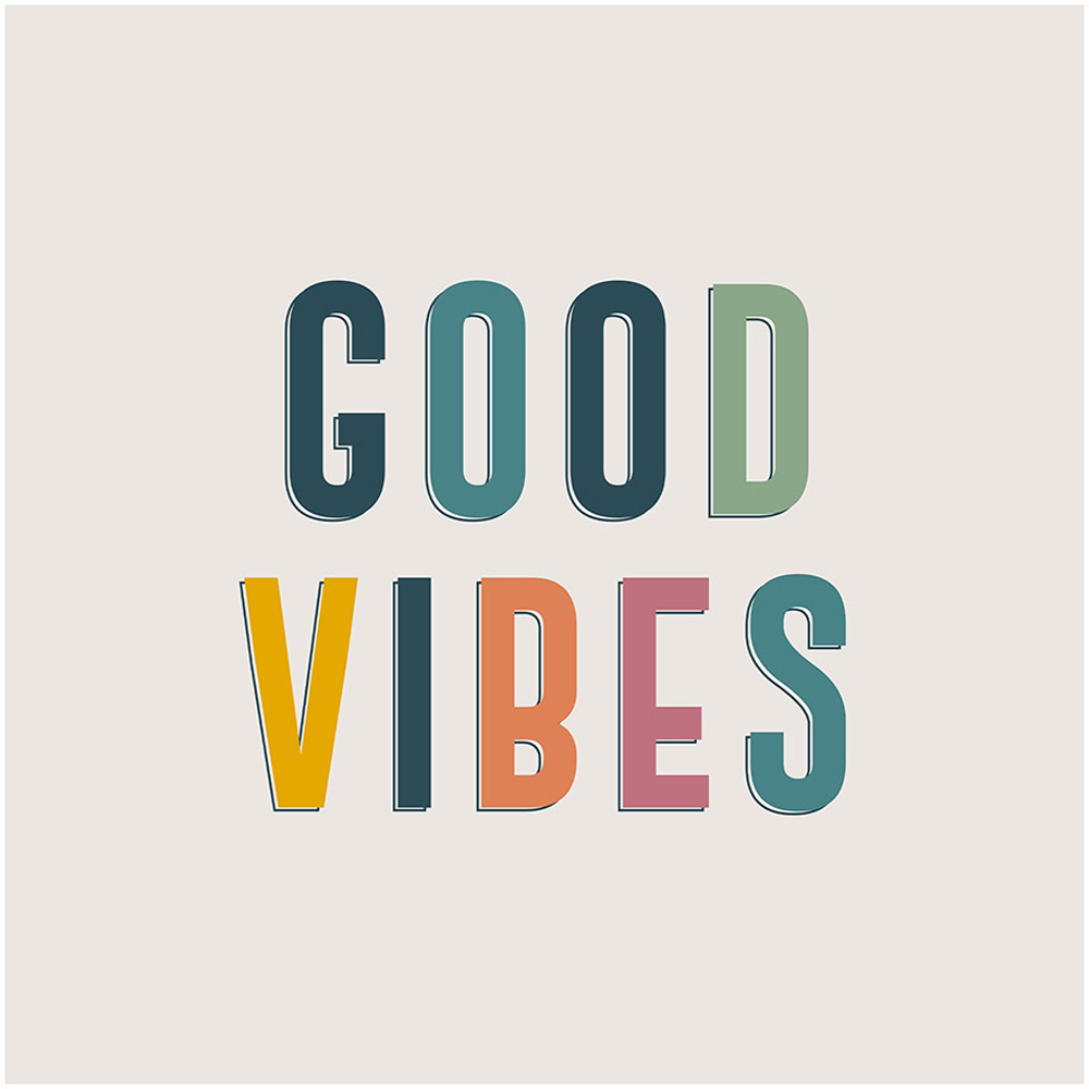 Mirrorstone Nexus Good Vibes Quote Wi-Fi Infrared Heating Panel 350W 595 x 595mm  Image 4